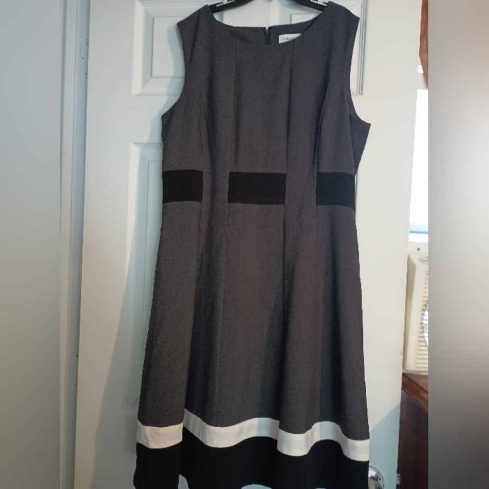 Calvin Klein Grey Dress